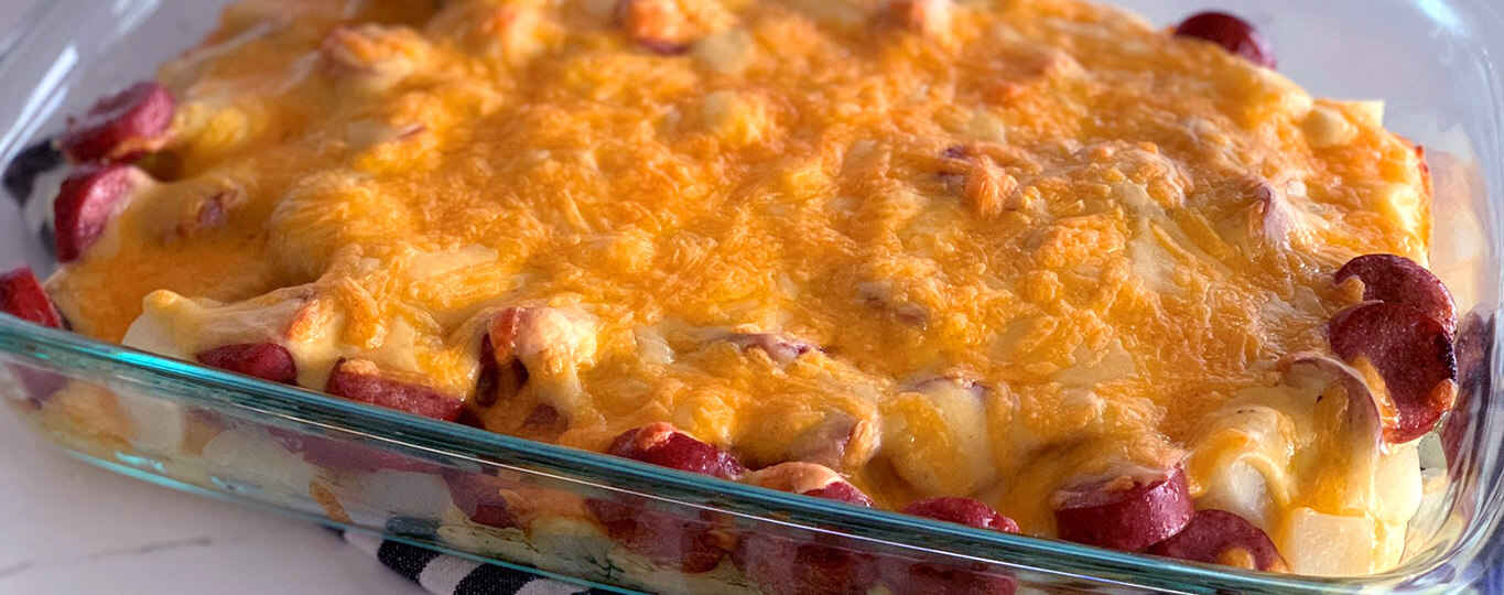 bar-s cheesy smoked sausage and potato bake