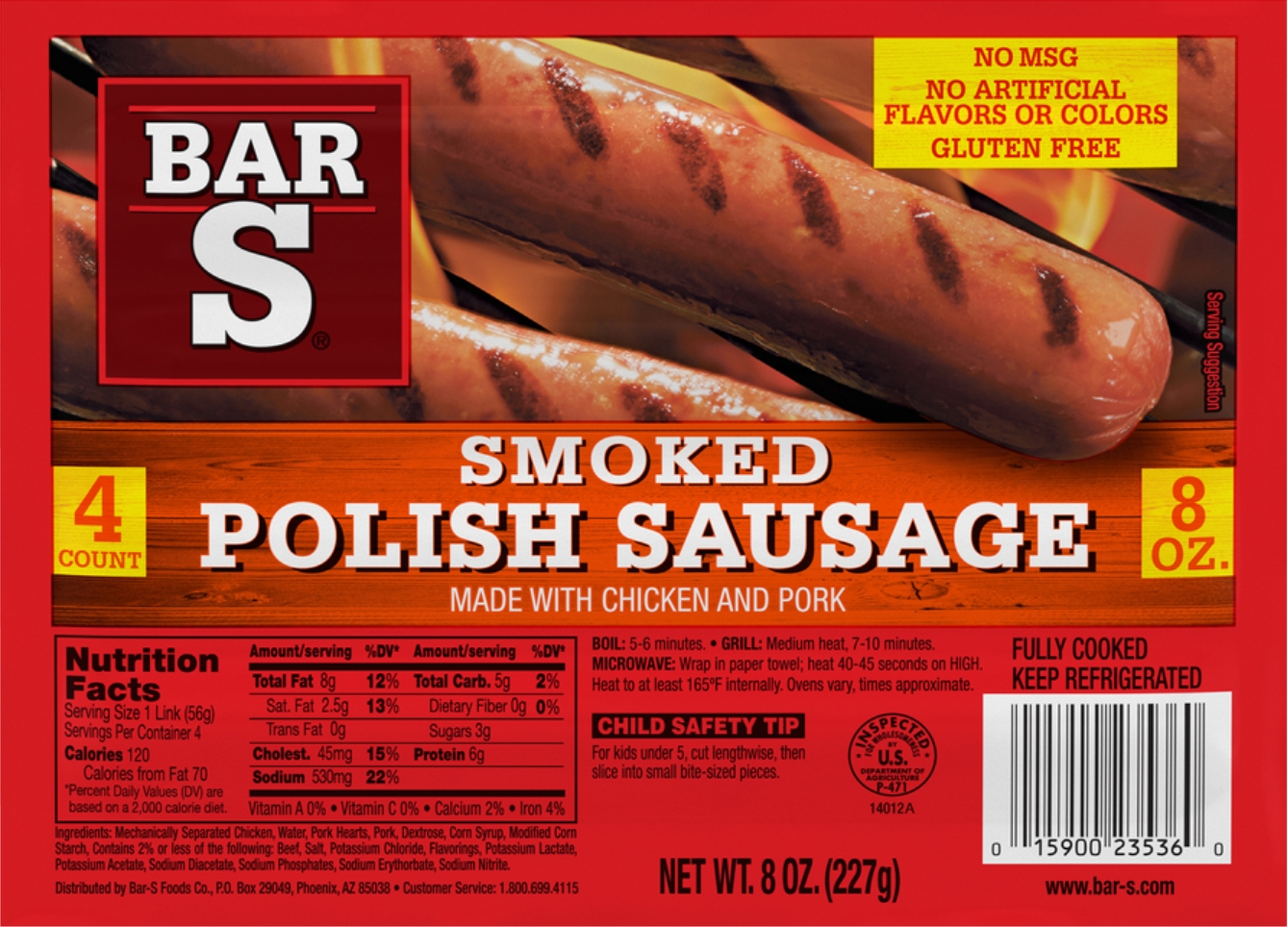 Bar s polish sausage sales