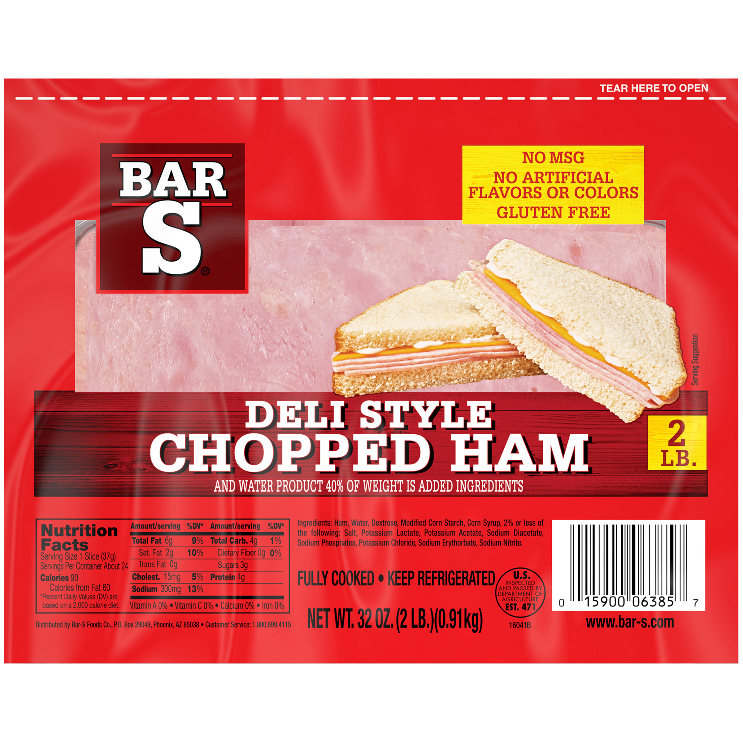 Bar-S Deli Style Chopped Ham